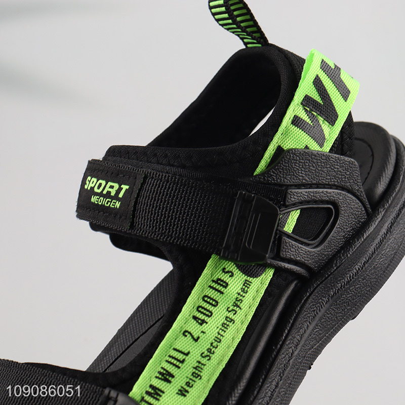 Popular products black children anti-slip summer sports sandals for sale