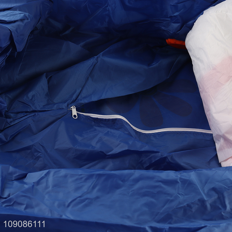 Factory price cartoon inflatable walking rabbit mascot costume