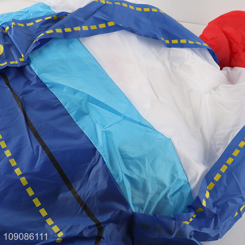 Factory price cartoon inflatable walking rabbit mascot costume