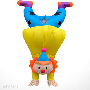 Top products cartoon inflatable halloween inverted clown inflatable costumes
