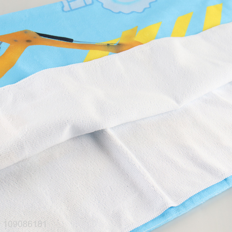 Best selling quick dry children polyester bath towel beach towel wholesale