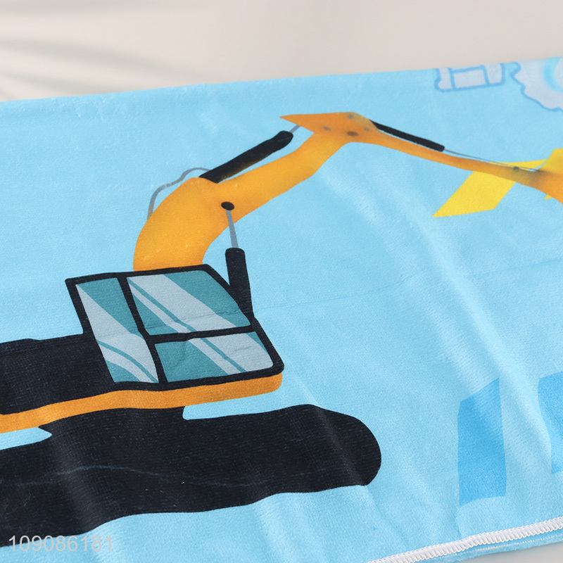 Best selling quick dry children polyester bath towel beach towel wholesale