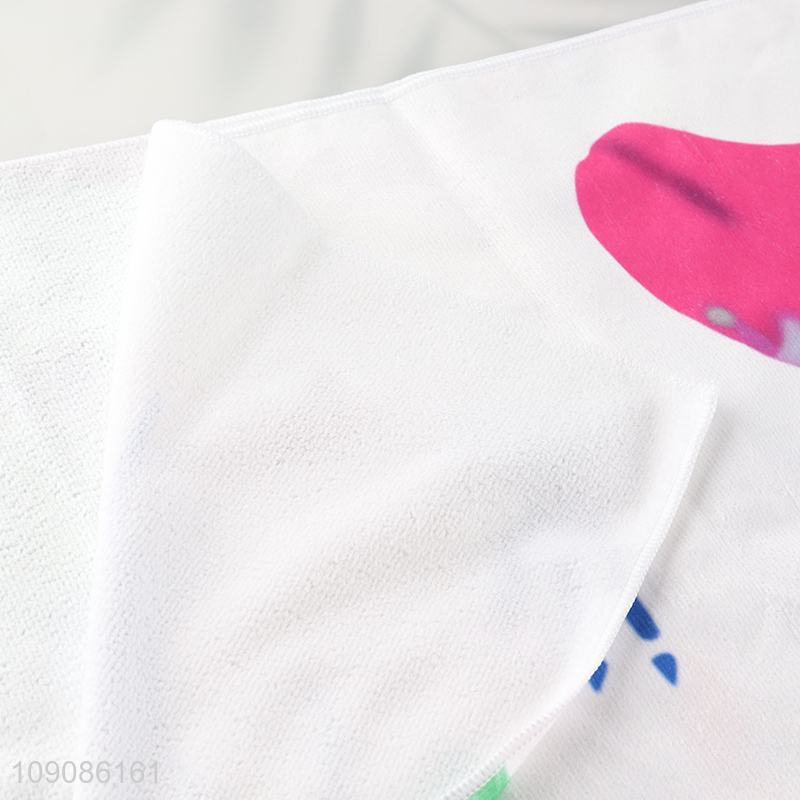 Yiwu market dinosaur printed cartoon children bath towel beach towel