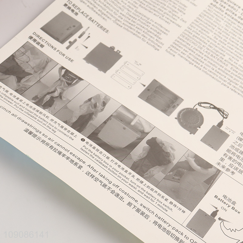 Hot products cartoon dinosaur adult inflation costume for Halloween