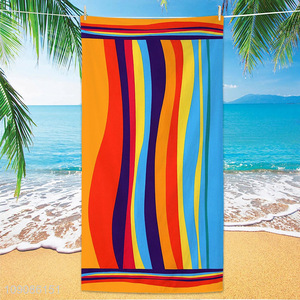 Good quality colourful quick dry polyester bath towel beach towel