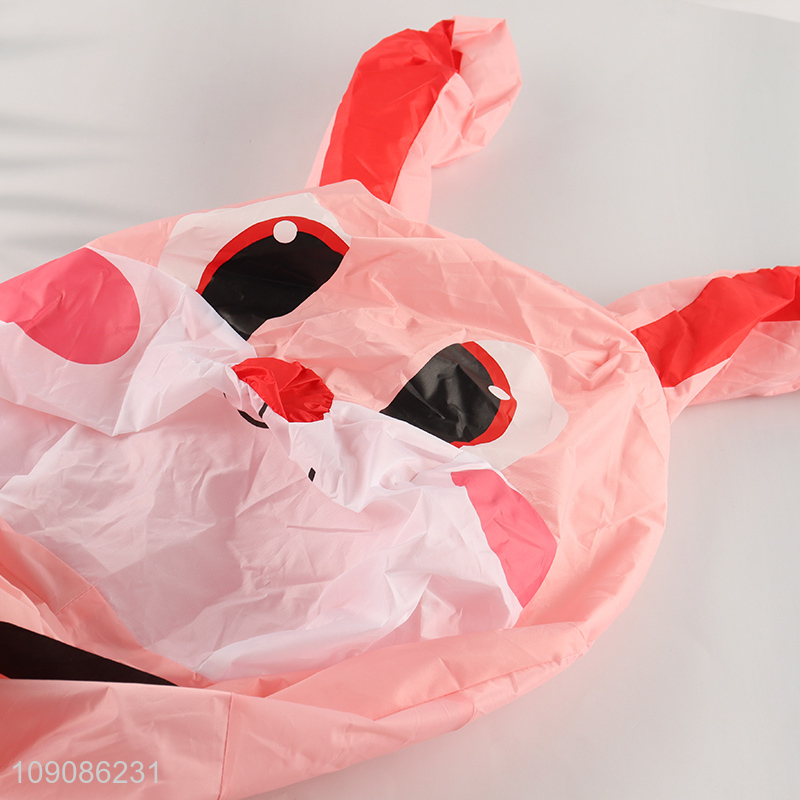 Most popular children cartoon inflatable walking rabbit mascot costume