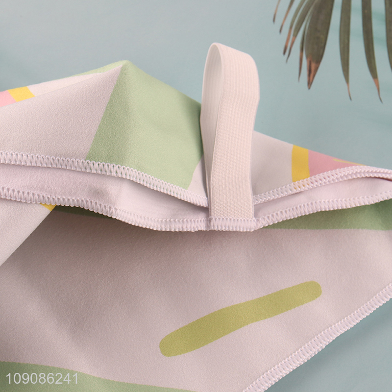 Top quality quick dry polyester bath towel beach towel for sale