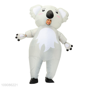 Yiwu market cartoon adult party supplies inflatable koala costume wholesale