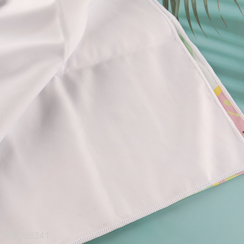 Top quality quick dry polyester bath towel beach towel for sale