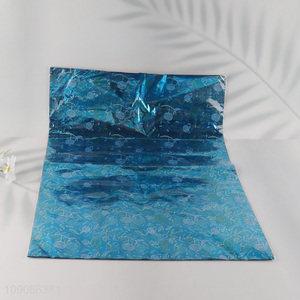 China supplier blue disposable gifts packaging paper wrapping paper