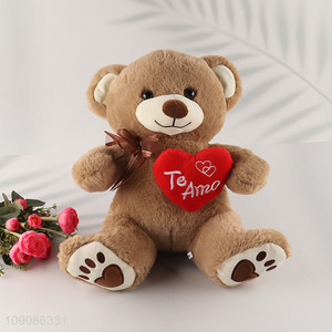 Good selling cartoon bear plush toys for Valentine's Day gift