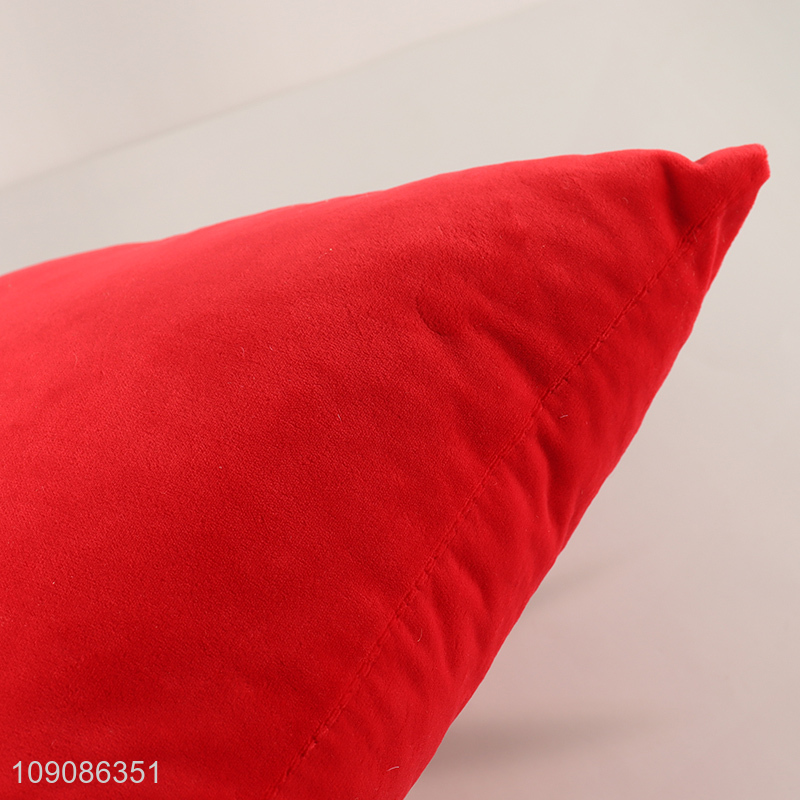 Factory price square soft comfortable Valentine's Day pillow for household