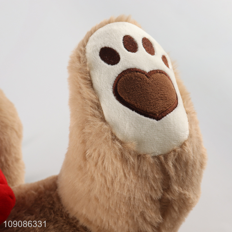 Good selling cartoon bear plush toys for Valentine's Day gift