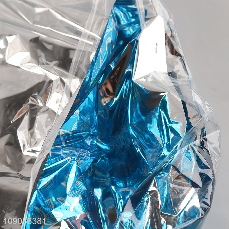 China supplier blue disposable gifts packaging paper wrapping paper