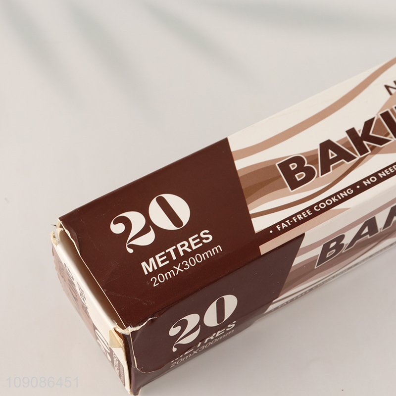 Best sale 20meters kitchen baking supplies non-stick baking paper wholesale