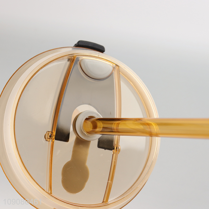 Good quality home office glass water cup drinking cup with straw