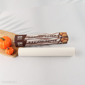Best sale 20meters kitchen baking supplies non-stick baking paper wholesale