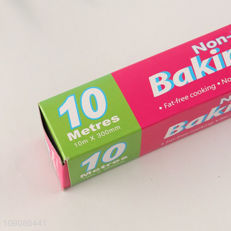 China products 10metres kitchen baking supplies non-stick baking paper