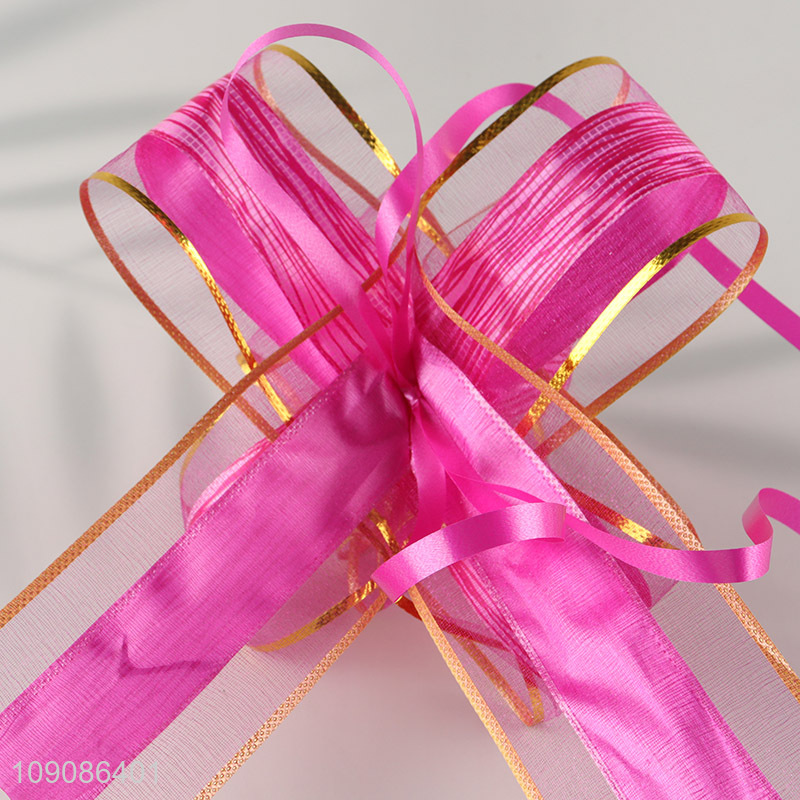 Top quality disposable pull bow gifts packaging ribbon for sale