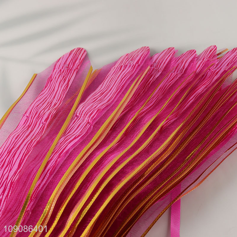 Top quality disposable pull bow gifts packaging ribbon for sale