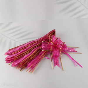 Top quality disposable pull bow gifts packaging ribbon for sale