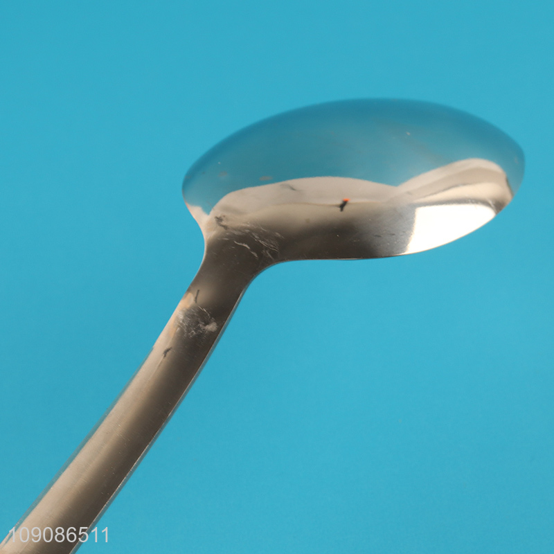 Popular products long handle stainless steel kitchen utensil basting spoon