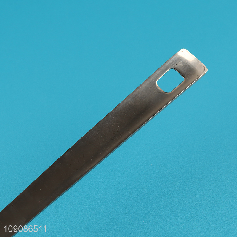 Popular products long handle stainless steel kitchen utensil basting spoon