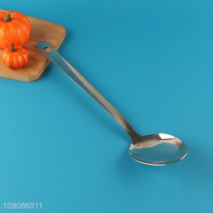 Popular products long handle stainless steel kitchen utensil basting spoon