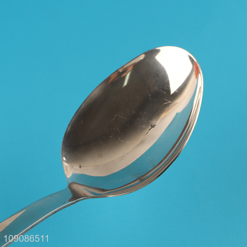 Popular products long handle stainless steel kitchen utensil basting spoon