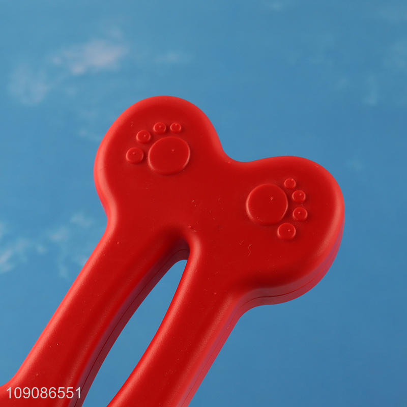 Best selling bone shape tpu pet dog chew toys interactive toys wholesale