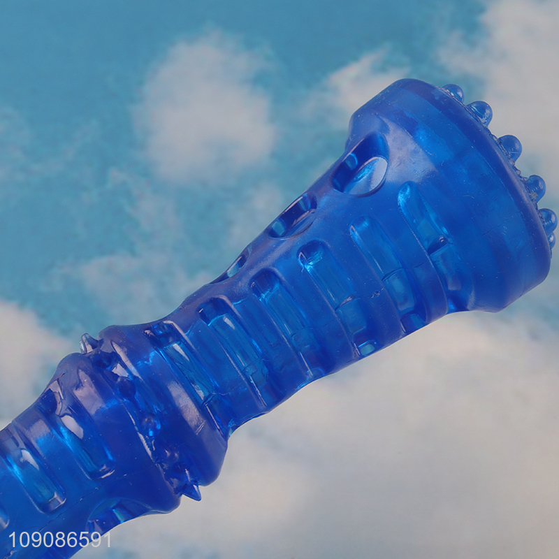Top selling bite-resistant blue pet dog chew toys training toys wholesale