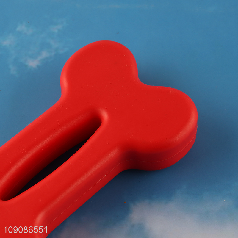 Best selling bone shape tpu pet dog chew toys interactive toys wholesale