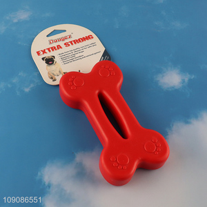 Best selling bone shape tpu pet dog chew toys interactive toys wholesale