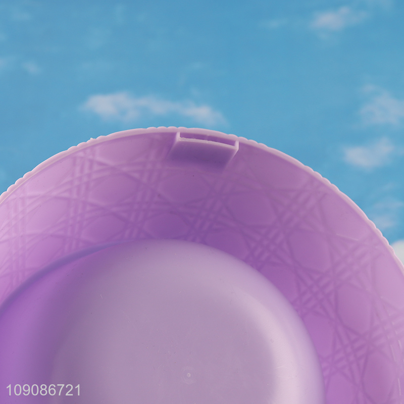 China factory purple plastic pet supplies pet bowl for sale