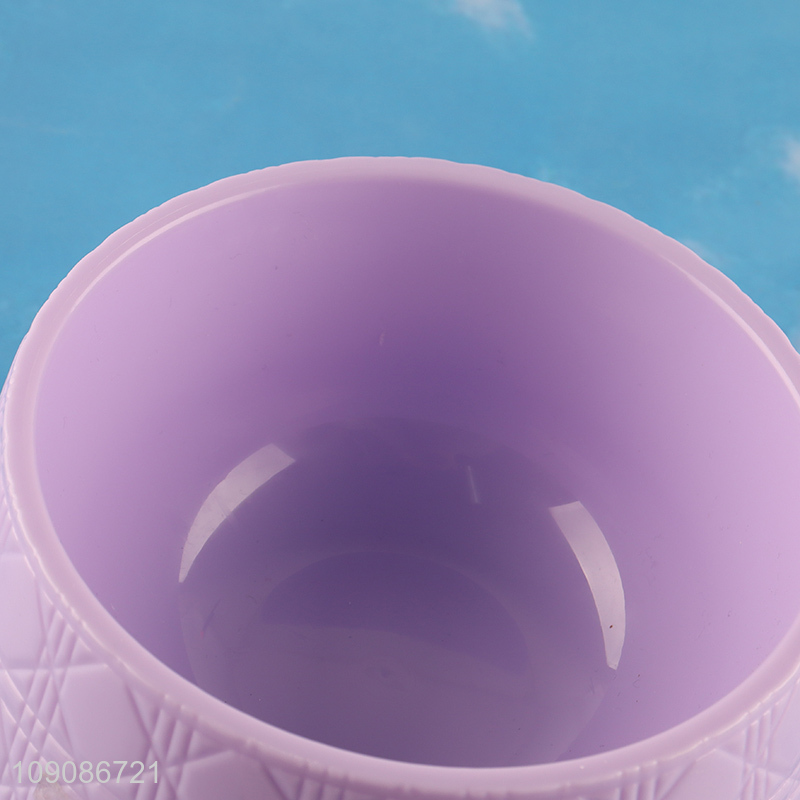 China factory purple plastic pet supplies pet bowl for sale