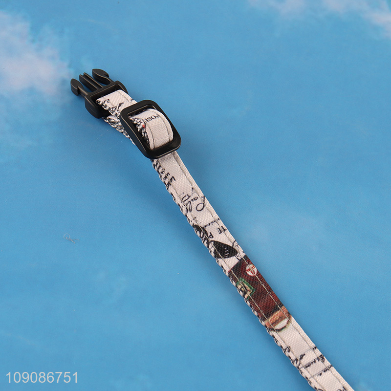 Top quality outdoor anti-lost pet dog adjustable pet collar with bell