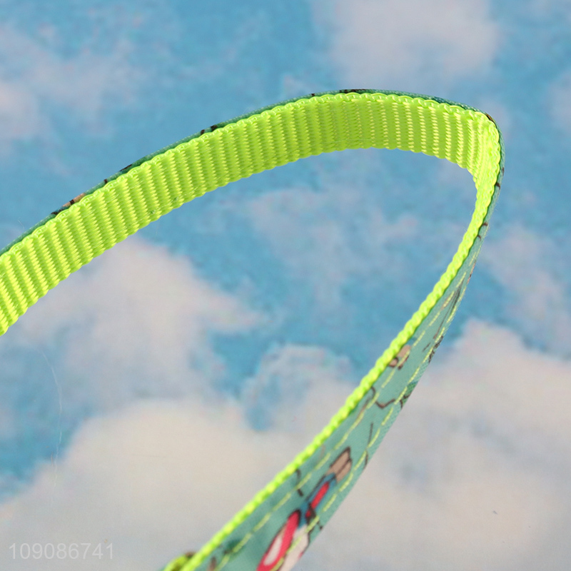 Yiwu market outdoor pet dog adjustable pet collar with bell