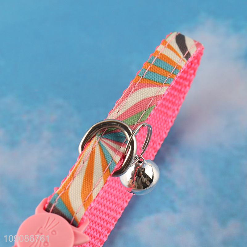 Online wholesale outdoor pet cat adjustable pet collar pet supplies