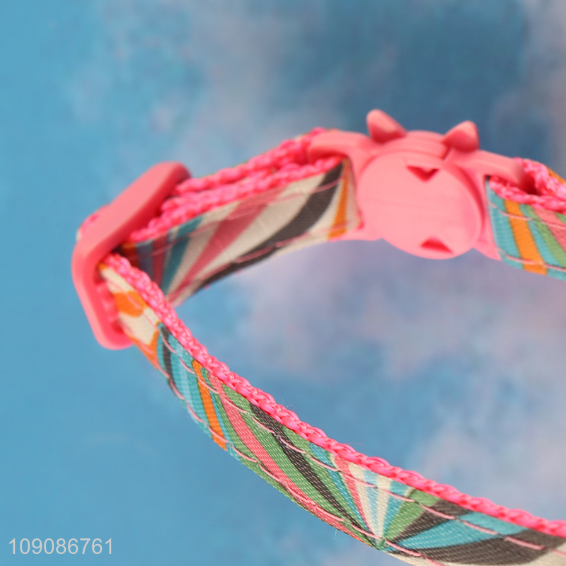 Online wholesale outdoor pet cat adjustable pet collar pet supplies