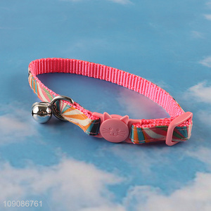 Online wholesale outdoor pet cat adjustable pet collar pet supplies
