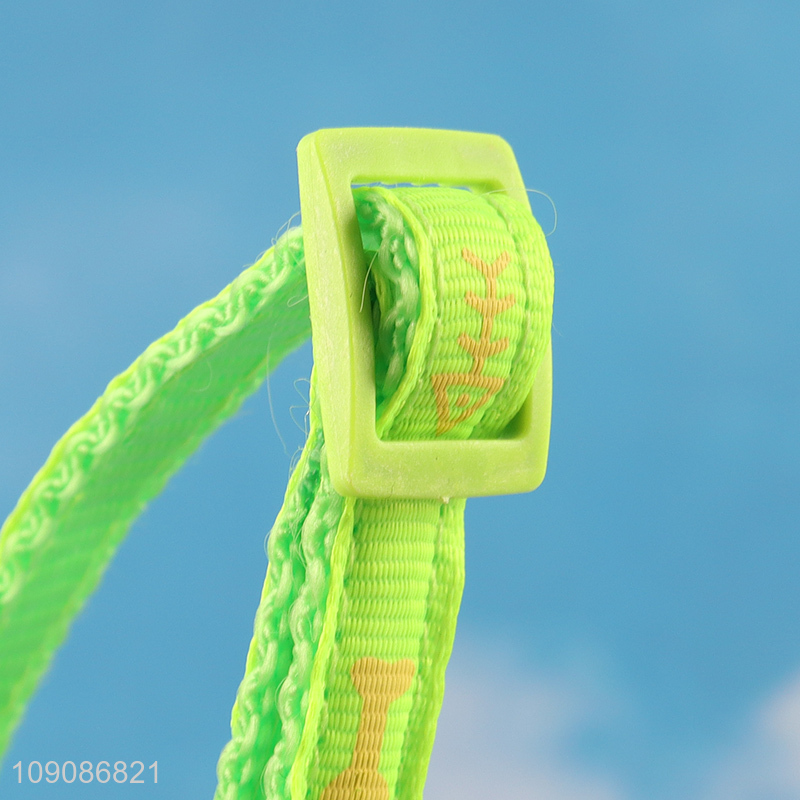 Most popular polyester outdoor pet supplies adjustable pet collar