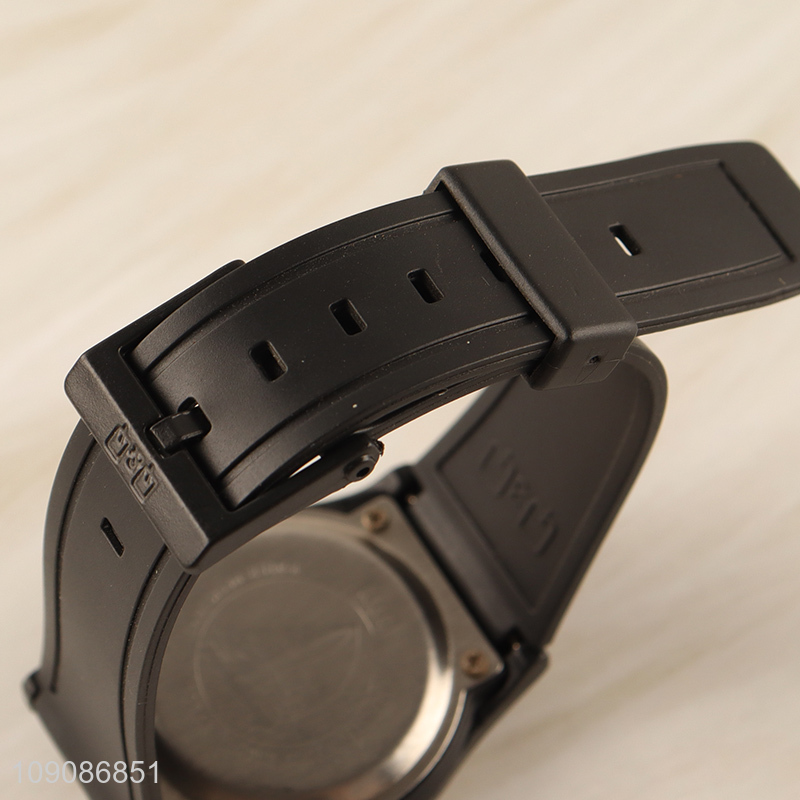 Good sale adjustable casual black classic unisex watch for gifts