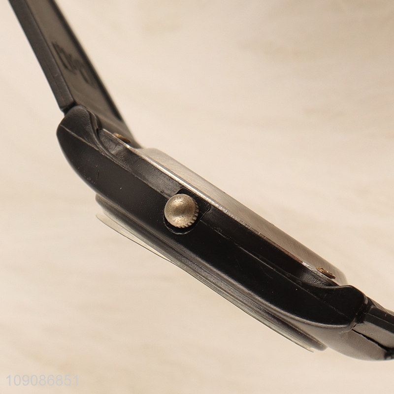 Good sale adjustable casual black classic unisex watch for gifts