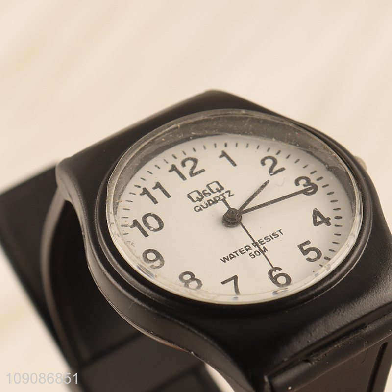 Good sale adjustable casual black classic unisex watch for gifts