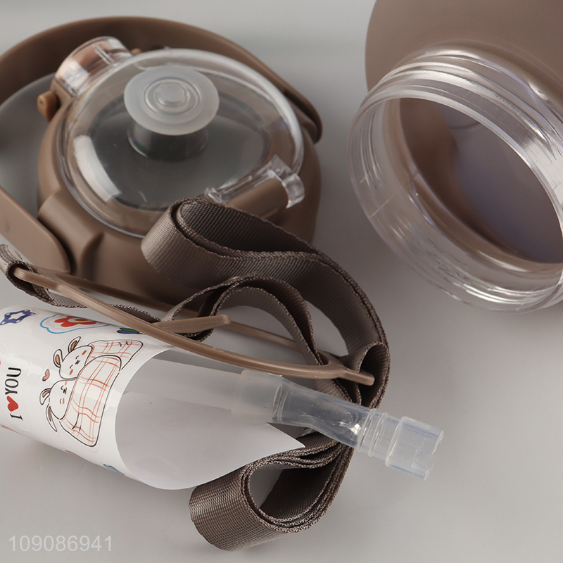 Most popular multicolor portable sports water bottle with handle