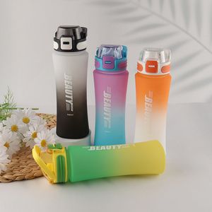 Top selling multicolor large capacity sports water bottle drinking bottle