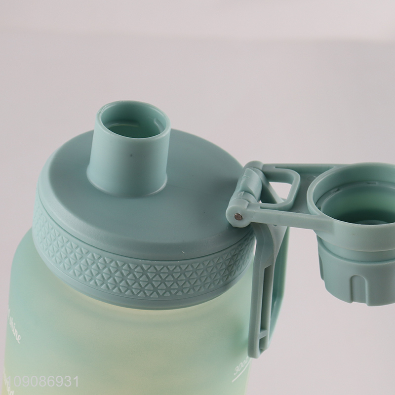 Yiwu market multicolor large capacity sports water bottle with handle