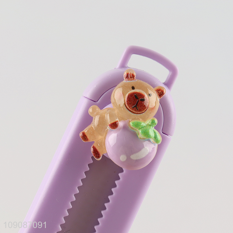 Factory Price Cute Sliding Retractable Eraser Kids School Supplies