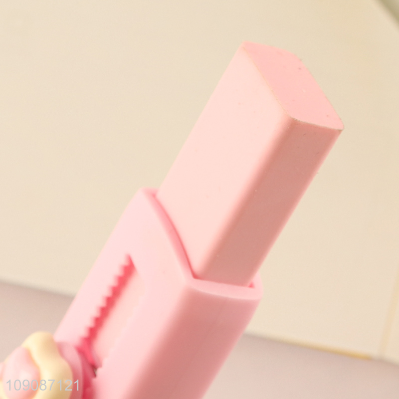 China Imports Cute Sliding Retractable Eraser Push Pull Eraser