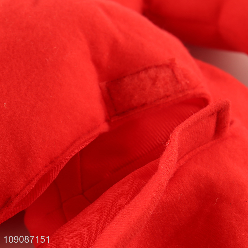 Hot selling crab shape cartoon plush doll hat for party supplies